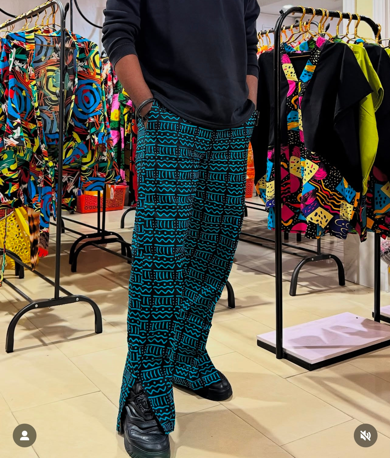 Men ankara pants